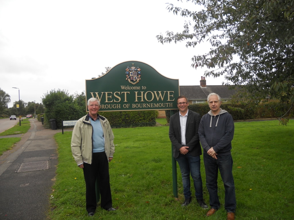 New Welcome to West Howe Sign