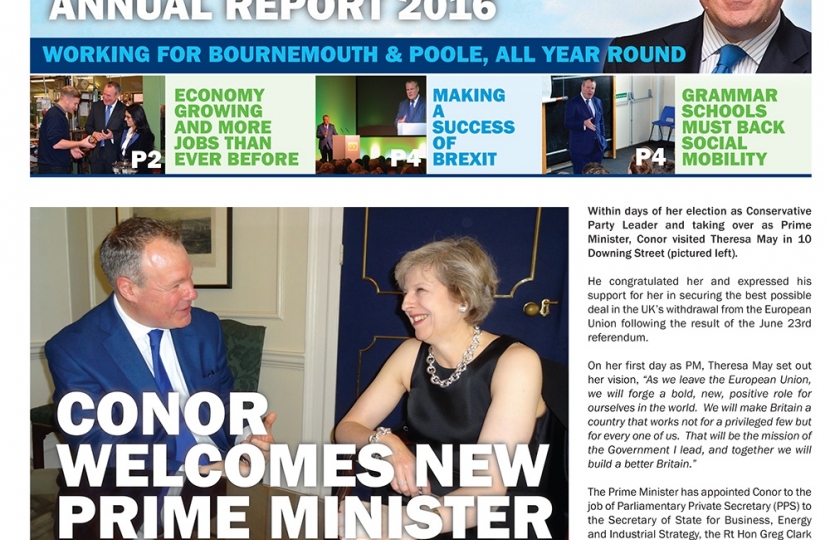 Conor Burns MP's Annual Report 2016