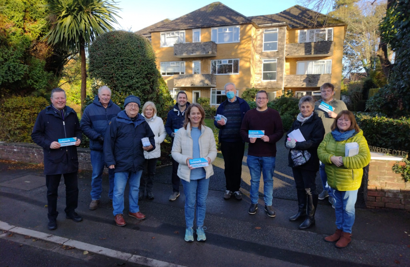 Local Conservatives out campaigning