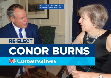 Conor With Theresa May 